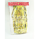 ARTICULOS PARA FIESTA CORTINA METALICA/MATE ORO