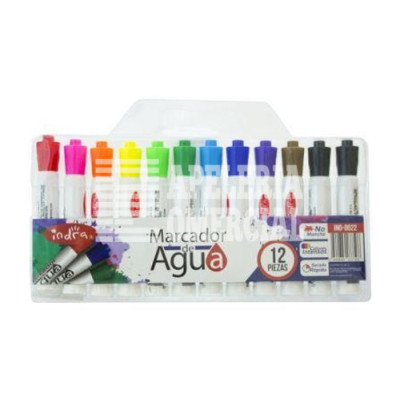 MARCADOR PUNTO GRUESO DE AGUA C/12 INDRA IND-0022