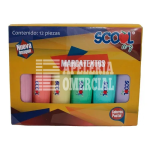 MARCADOR MARCATEXTOS SCOOL PASTEL C/12 