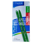 BOLIGRAFO AZOR PIN POINT 0.7 FINO C/VERDE