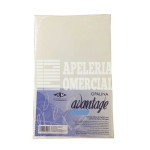 PAPEL OPALINA T.OFICIO GRUESA BLANCA