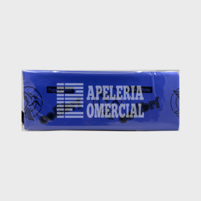 PAPEL CHINA COLOR C/100 AZUL REY