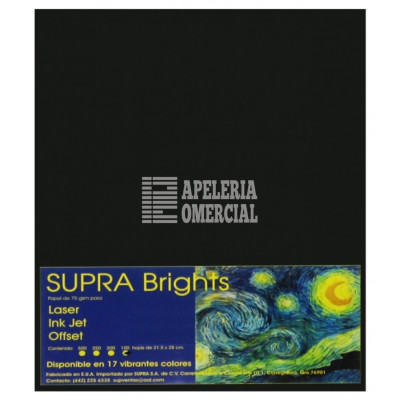 PAPEL FRASER BRIGHTS T. CARTA C/NEGRO C/U