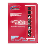 PASTAS P/ENCUADERNAR PLASTICO T.CARTA JGO. ROJO
