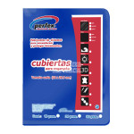 PASTAS P/ENCUADERNAR PLASTICO T.CARTA JGO. AZUL REY